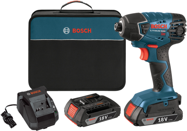 Bosch 25618-02 18V 1/4 In. Hex Impact Driver Kit New