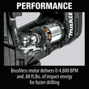 Makita XRH06RBX-R 18V LXT® Li‑Ion Sub‑Compact Brushless Cordless 11/16" SDS+ Rotary Hammer Ki with, 65 Pc. Accessory Set (2.0 Ah) (Reconditioned) - ToolSteal.com