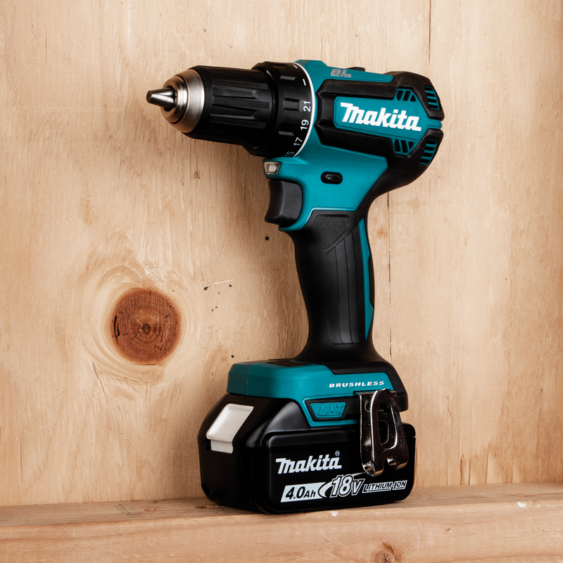 Makita XFD13SM1 18V LXT Lithium‑Ion Brushless Cordless 1/2 in. Driver‑Drill Kit 4.0Ah, New