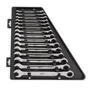 Milwaukee 48-22-9516 15pc Ratcheting Combination Wrench Set - Metric, New