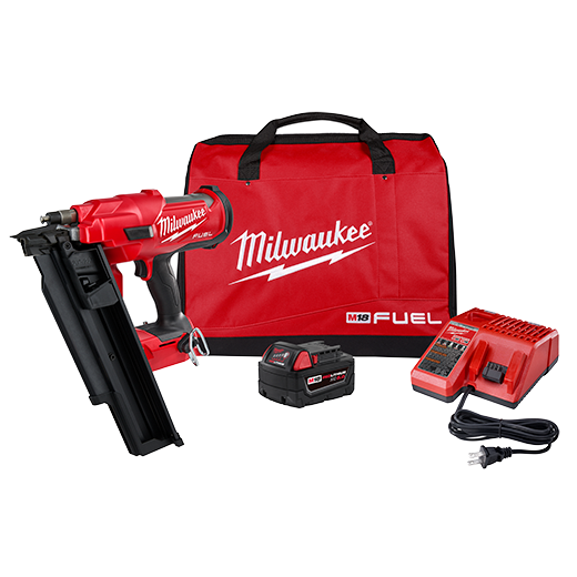 Milwaukee 2744-21 M18 FUEL 21 Degree Framing Nailer Kit, New