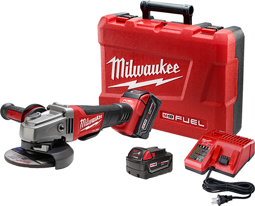 Milwaukee 2780-22 M18 FUEL 4-1/2 in. / 5 in. Grinder, Paddle Switch No-Lock Kit New