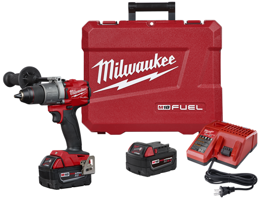 Milwaukee 2804-22 M18™ FUEL 1/2" Hammer Drill Kit, (New) - ToolSteal.com