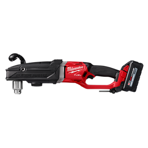 Milwaukee 2809-22 M18 Fuel Super Hawg 1/2 in. Right Angle Drill Kit, New