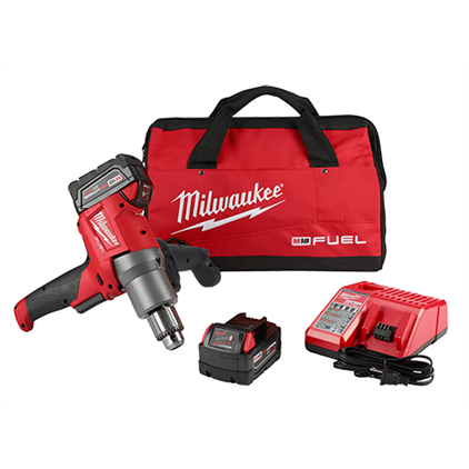 Milwaukee 2810-22 M18 FUEL™ Mud Mixer with 180° Handle Kit, (New) - ToolSteal.com