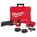Milwaukee 2821-22 M18 FUEL Sawzall Reciprocating Saw - 2 Battery XC5.0 Kit New