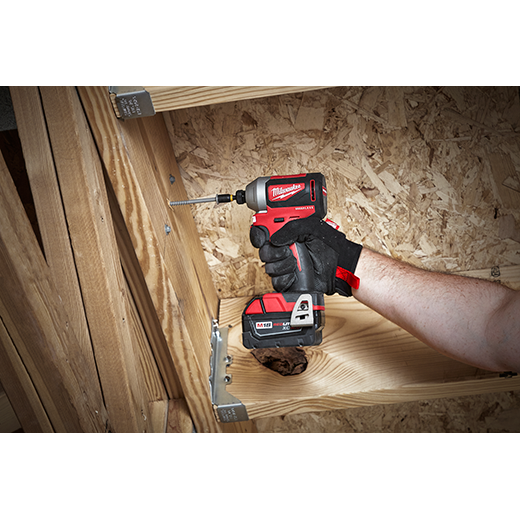 Milwaukee 2851-20 M18 Brushless 1/4 in. Hex 3 Speed Impact Driver, Bare Tool New