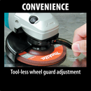 Makita 9564PC-R 4‑1/2" SJS™ High‑Power Paddle Switch Angle Grinder, (Reconditioned) - ToolSteal.com