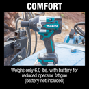 Makita XWT17Z 18V LXT Lithium‑Ion Brushless Cordless 4‑Speed Mid‑Torque 1/2 in. Sq. Drive Impact Wrench w/ Friction Ring Anvil, Tool Only, New