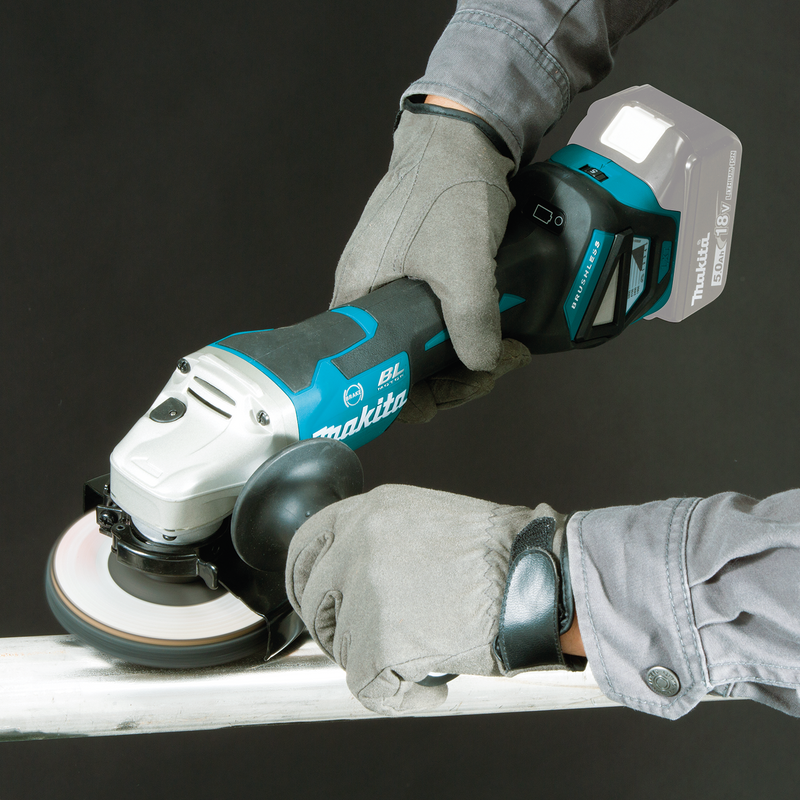 Makita XAG20Z 18V LXT Lithium‑Ion Brushless Cordless 4‑1/2 in. / 5 in. Paddle Switch Cut‑Off/Angle Grinder, with Electric Brake, Tool Only, New