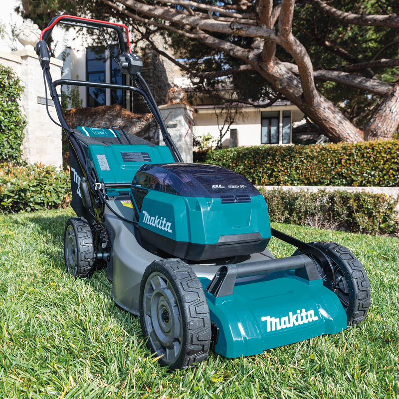 Makita XML06PT1 Self‑Propelled Commercial Lawn Mower Kit with 4 Batteries (5.0Ah) (New) - ToolSteal.com