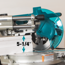 Makita XSL04ZU-R 36V 18V X2 LXT Brushless 10 in. Dual‑Bevel Sliding Compound Miter Saw, AWS and Laser, Tool Only, Reconditioned