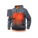 Milwaukee 302G-21XL M12 Heated Hoodie, Gray - XL, New