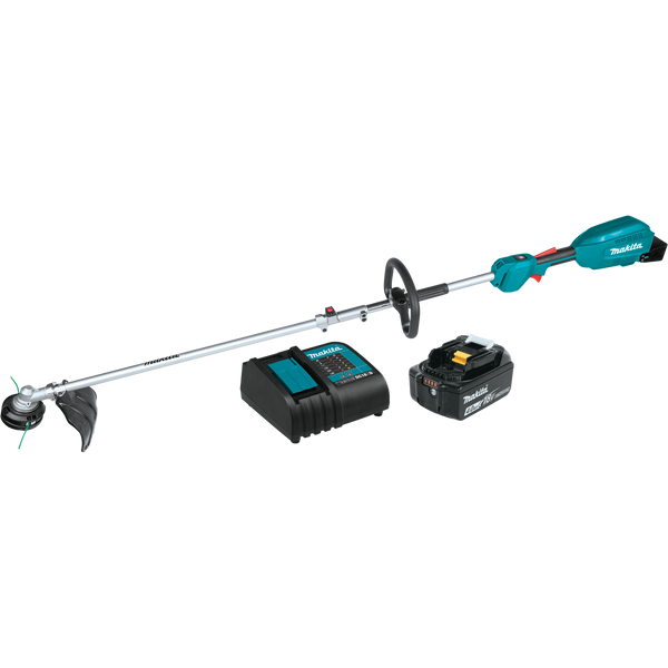 Makita XUX02SM1X1 18V LXT Lithium‑Ion Brushless Cordless Couple Shaft Power Head Kit w/ 13 in. String Trimmer Attachment 4.0Ah, New