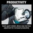 Makita GA5052 4‑1/2 in. / 5 in. Paddle Switch Angle Grinder, with AC/DC Switch, New