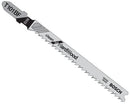 Bosch T101BF 5 piece 4 In. 10 TPI Variable Pitch Clean for Hardwood T-Shank Jig Saw Blades, New