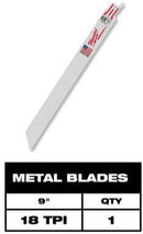 Milwaukee 49-22-1110 Sawzall General Purpose 10pc Blade Set, New