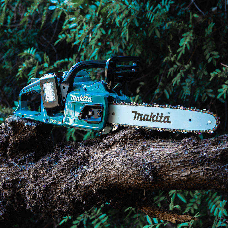 Makita XCU07PT 36V 18V X2 LXT Brushless 14 in. Chain Saw Kit 5.0Ah, New