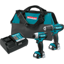 Makita CT226-R 12V max CXT Li‑Ion Cordless 2‑Pc. Combo Kit, Reconditioned