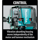 Makita HM1812-R 70 lb. Advanced AVT Breaker Hammer, accepts 1‑1/8 in. Hex bits (Reconditioned)