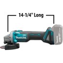 Makita XAG04Z 18V LXT® Lithium‑Ion Brushless Cordless 4‑1/2” / 5" Cut‑Off/Angle Grinder (Tool Only)(New) - ToolSteal.com