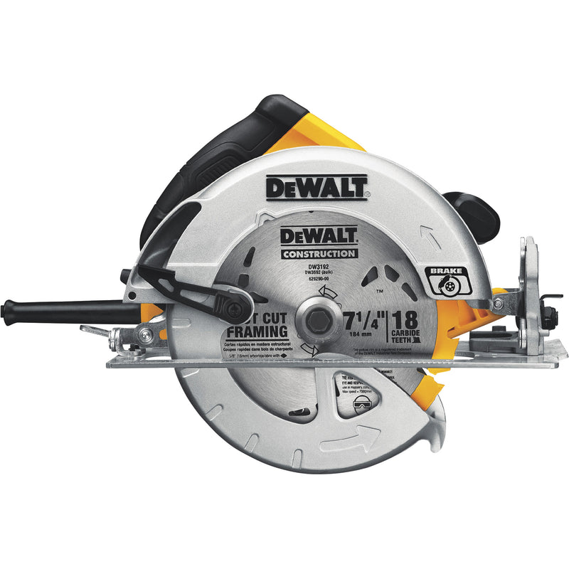 DeWalt DWE575SB 7-1/4 in. Circular Saw Kit with Electric Brake, New