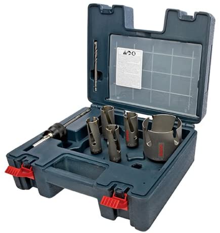 Bosch HTC8PC 8-Piece Carbide Hole Saw Master Set New