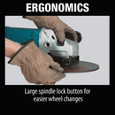 Makita GA7061-R 7" SJS™II Angle Grinder, with Lock‑On Switch, (Reconditioned) - ToolSteal.com