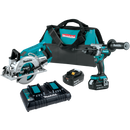 Makita XT289PT 18V LXT Lithium‑Ion Brushless Cordless 2‑Pc. Combo Kit 5.0Ah, New