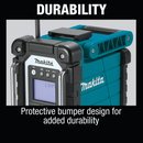 Makita XRM05-R 18V LXT Lithium‑Ion Cordless Job Site Radio, Tool Only, Reconditioned