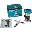 Makita XTR01Z-R 18V LXT Lithium‑Ion Brushless Cordless Compact Router, Tool Only, Reconditioned