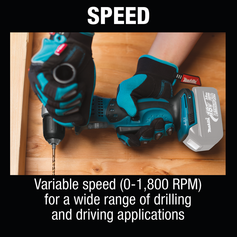 Makita XAD02Z 18V LXT Lithium‑Ion Cordless 3/8 in. Angle Drill, Tool Only, New