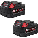 Milwaukee 48-11-1852 M18 REDLITHIUM XC5.0 Extended Capacity Battery Two Pack, New