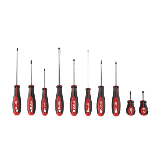 Milwaukee 48-22-2710 Screwdriver Kit - 10 PC, New