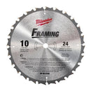 Milwaukee 48-40-4160 10-Inch 24-Carbide Teeth Regular Kerf Circular Saw Blade, New