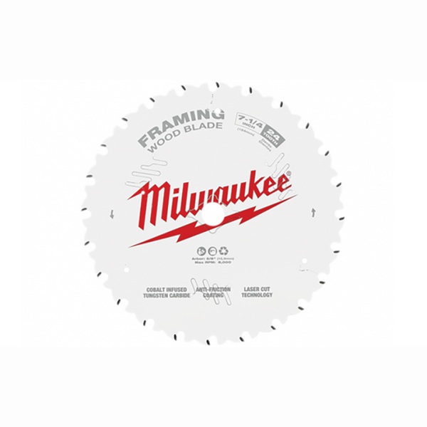 Milwaukee 48-41-0720 7-1/4 in. 24T Framing Circular Saw Blade  New