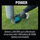 Makita XMU04ZX-R 18V LXT Lithium‑Ion Cordless Grass Shear with Hedge Trimmer Blade, Tool Only, Reconditioned