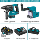 Makita XRH011TWX 18V LXT Lithium‑Ion Brushless Cordless 1 inch Rotary Hammer Kit, accepts SDS‑PLUS bits, w/ HEPA Dust Extractor Attachment 5.0Ah, New
