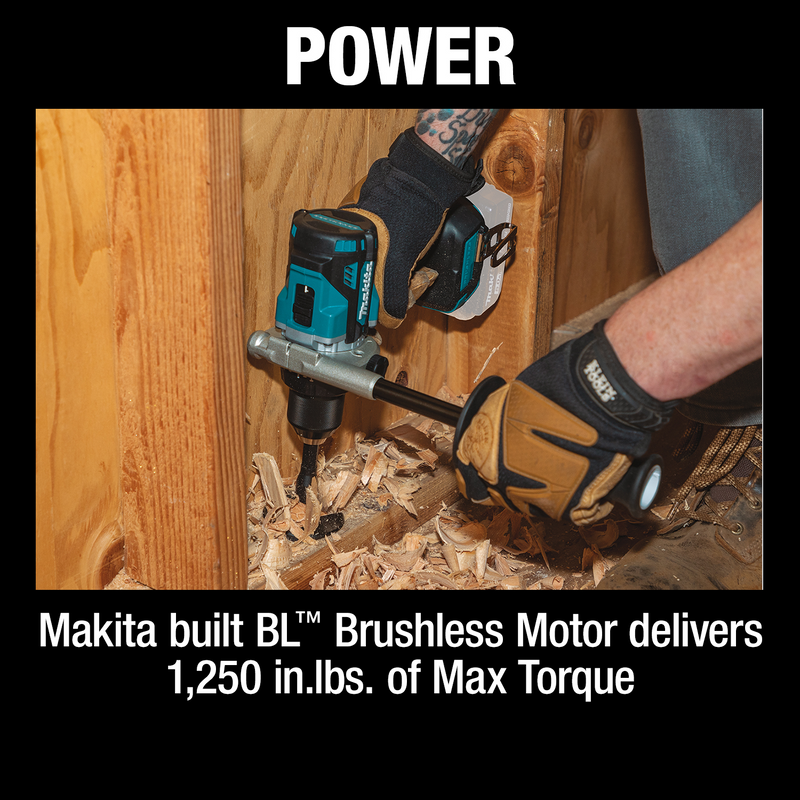 Makita XPH14Z 18V LXT Lithium‑Ion Brushless Cordless 1/2 in. Hammer Driver‑Drill, Tool Only, New