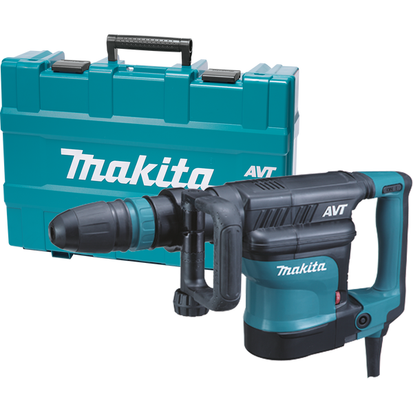 Makita HM1111C-R 17 lb. AVT® Demolition Hammer, Accepts SDS‑MAX Bits, (Reconditioned) - ToolSteal.com