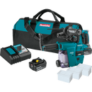Makita XRH011TWX 18V LXT Lithium‑Ion Brushless Cordless 1 inch Rotary Hammer Kit, accepts SDS‑PLUS bits, w/ HEPA Dust Extractor Attachment 5.0Ah, New