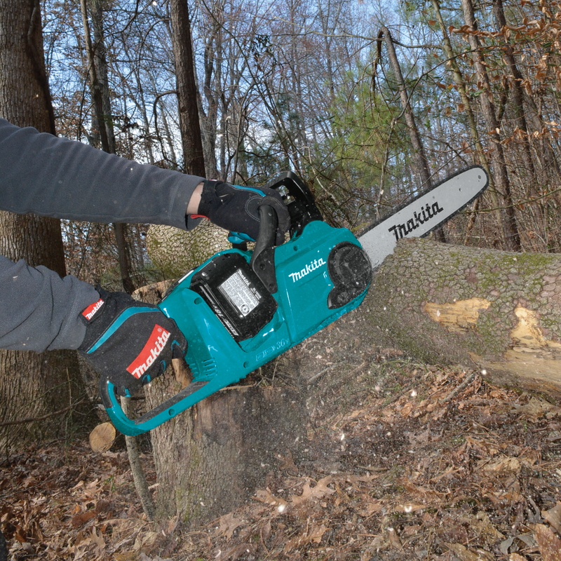 Makita XCU03PT1 18V X2 (36V) LXT® Lithium‑Ion Brushless Cordless 14" Chain Saw Kit with 4 Batteries (5.0Ah), (New) - ToolSteal.com