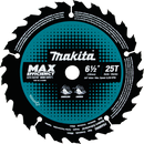 Makita B-62963 6‑1/2" 25T Carbide‑Tipped Max Efficiency Circular Saw Blade, Framing (New) - ToolSteal.com