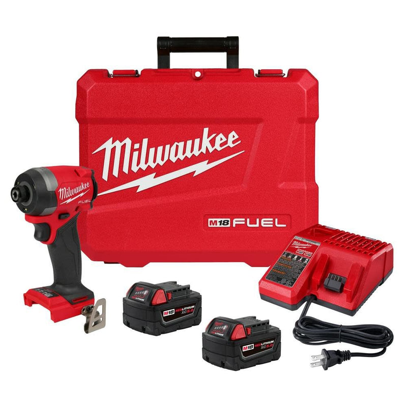 Milwaukee 2953-22 M18 FUEL 1/4 in. Hex Impact Driver Kit, New