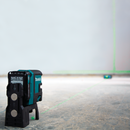 Makita SK106GDNAX 12V max CXT Lithium‑Ion Cordless Self‑Leveling Cross‑Line/4‑Point Green Beam Laser Kit 2.0Ah, New
