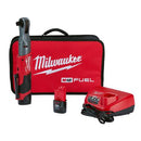 Milwaukee 2558-22 M12 FUEL 1/2 in. Ratchet 2 Battery Kit, New