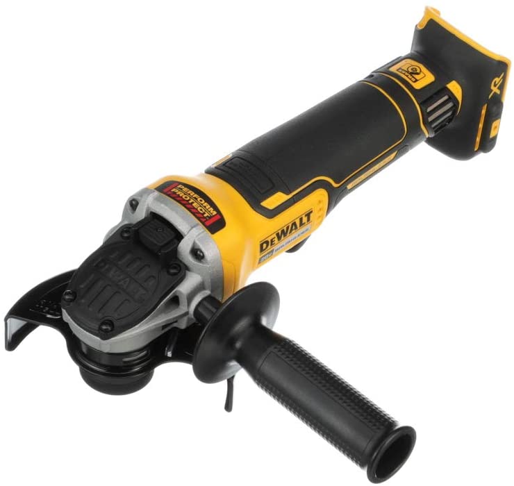 DeWALT DCG413BR 20v Max XR 4.5 in. Paddle Switch Small Angle Grinder With Kickback Brake, Tool Only Reconditioned