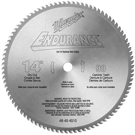 Milwaukee 48-40-4510 14" Thin Metal Cutting Circular Saw Blade (New) - ToolSteal.com