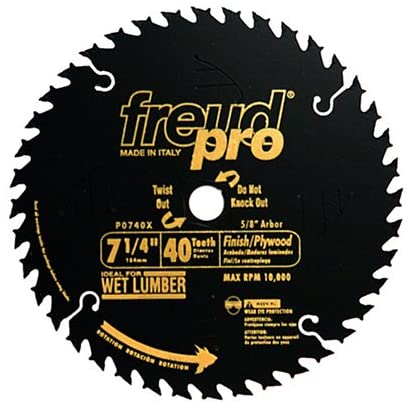Freud P0740X Pro 7-1/4-inch 40 Tooth Thin-kerf Saw Blade, New