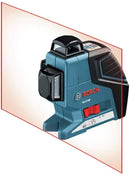 Bosch GLL3-80-RT 360 Degree 3-Plane Leveling and Alignment Line Laser, Reconditioned